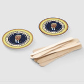 Éventail Donald Trump Souriant ~ Cerclé Par Les Étoiles ~ 2 (Non-assemblé)