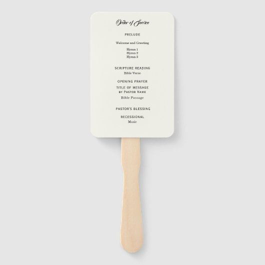 Éventail Dove of Peace Programme de couplets d'écriture per (Dos)