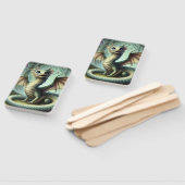 Éventail Dragon Jabberwocky Cute Imaginaire Créature Art (Non-assemblé)