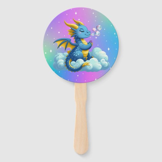 Éventail Dragon mignon/Whimsical (Devant)