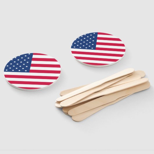 Éventail Drapeau américain (Non-assemblé)