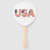 Éventail Drapeau américain Patriotique (Dos)