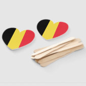 Éventail Drapeau belge patriotique (Non-assemblé)