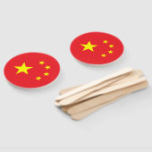 Éventail Drapeau chinois (Non-assemblé)
