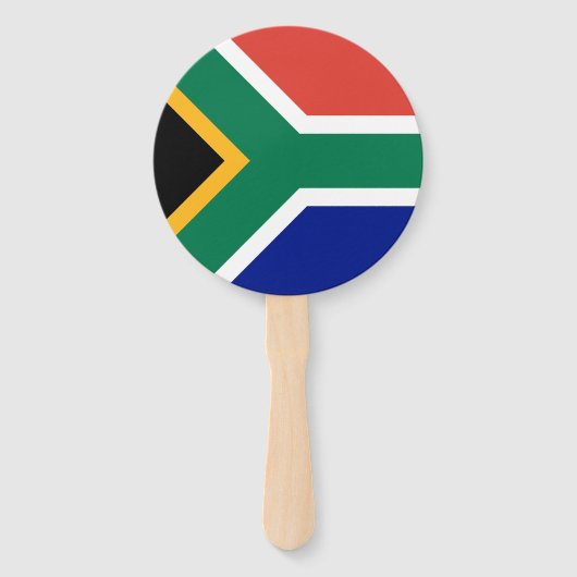 Éventail Drapeau d'Afrique du Sud (Devant)