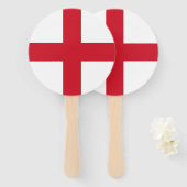 Éventail Drapeau d'Angleterre (Devant et derrière)