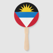 Éventail Drapeau d'Antigua-et-Barbuda Ensemble de fans (Devant)