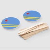 Éventail Drapeau d'Aruba (Non-assemblé)