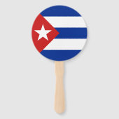 Éventail Drapeau de Cuba (Dos)