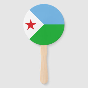 Éventail Drapeau de Djibouti