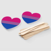 Éventail Drapeau de fierté bisexuel (Non-assemblé)
