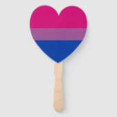 Éventail Drapeau de fierté bisexuel (Devant)