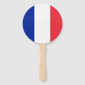 Éventail Drapeau de France (Dos)