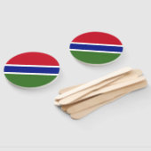 Éventail Drapeau de Gambie (Non-assemblé)