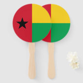 Éventail Drapeau de Guinée-Bissau (Devant et derrière)