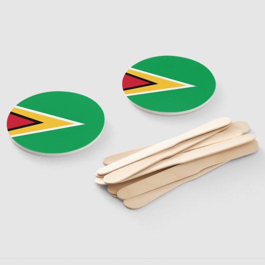Éventail Drapeau de Guyana (Non-assemblé)