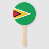 Éventail Drapeau de Guyana (Devant)