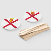 Éventail Drapeau de Jersey (Non-assemblé)