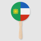 Éventail Drapeau de Khakassie (Dos)