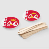 Éventail Drapeau de la Carélie du Nord (Non-assemblé)