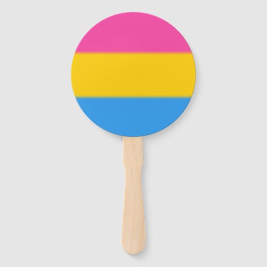 Éventail Drapeau de la fierté Pansexual Falln (Devant)