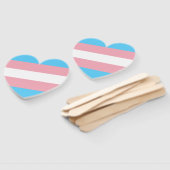 Éventail Drapeau de la fierté transgenre - LGBT Rainbow (Non-assemblé)