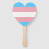 Éventail Drapeau de la fierté transgenre - LGBT Rainbow (Devant)