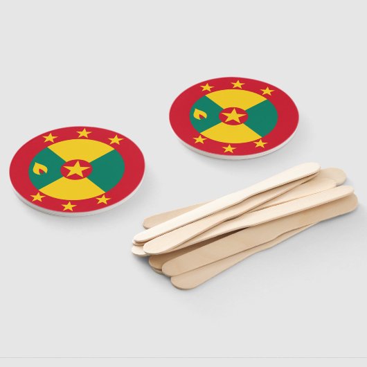 Éventail Drapeau de la Grenade (Non-assemblé)