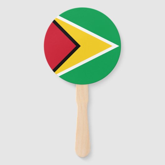 Éventail Drapeau de la Guyane (Devant)