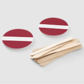 Éventail Drapeau de la Lettonie (Non-assemblé)