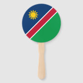 Éventail Drapeau de la Namibie (Dos)