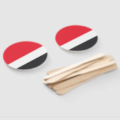 Éventail Drapeau de la Principauté de Sealand (Non-assemblé)