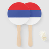 Éventail Drapeau de la Republika Srpska (Devant et derrière)