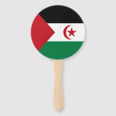 Éventail Drapeau de la République arabe sahraouie démocrati (Dos)