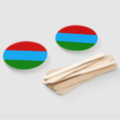 Éventail Drapeau de la République de Carélie (Non-assemblé)