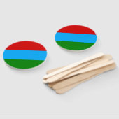 Éventail Drapeau de la République de Karelia (Non-assemblé)