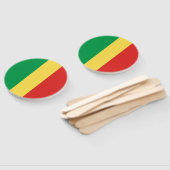 Éventail Drapeau de la République du Congo (Non-assemblé)
