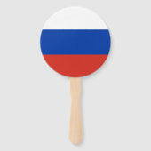Éventail Drapeau de la Russie (Dos)