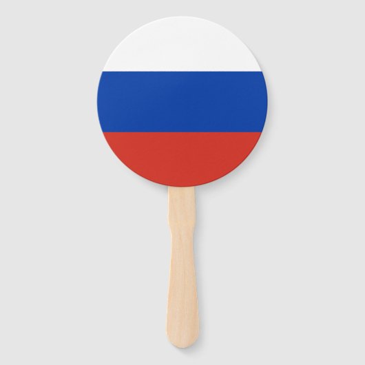 Éventail Drapeau de la Russie (Devant)