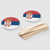 Éventail Drapeau de la Serbie (Non-assemblé)