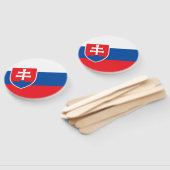 Éventail Drapeau de la Slovaquie (Non-assemblé)