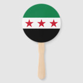Éventail Drapeau de la Syrie (Dos)