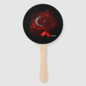 Éventail Drapeau de la Turquie (Devant)