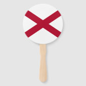 Éventail Drapeau de l'Alabama (Dos)