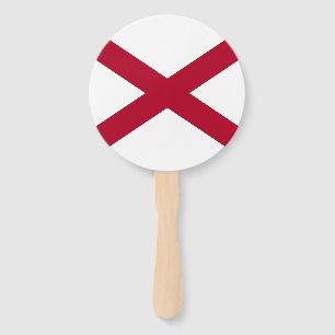 Éventail Drapeau de l'Alabama