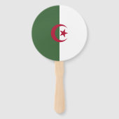 Éventail Drapeau de l'Algérie (Dos)