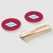 Éventail Drapeau de l'Arkansas (Non-assemblé)