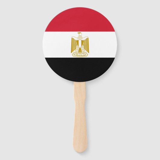 Éventail Drapeau de l'Égypte (Devant)