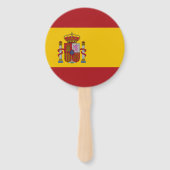 Éventail Drapeau de l'Espagne (Dos)