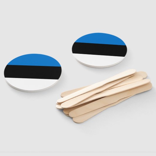 Éventail Drapeau de l'Estonie (Non-assemblé)